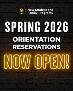 Spring 2026 Orientation Reservations Now Open!